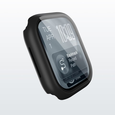Szkło ochronne z etui na Apple Watch Series 11 46 mm Radix - czarne