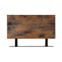 Półka dekoracyjna MDF rustykalna 40x20 cm brązowa do salonu