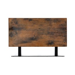 Półka dekoracyjna MDF rustykalna 40x20 cm brązowa do salonu