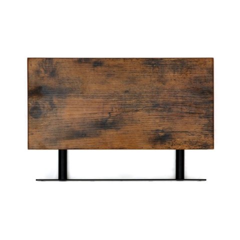 Półka dekoracyjna MDF rustykalna 40x20 cm brązowa do salonu