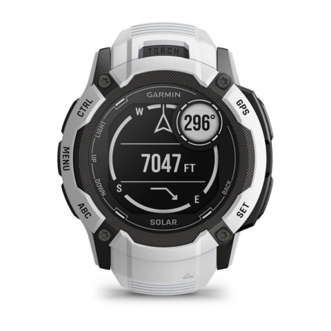 Zegarek Garmin Instinct 2X Solar, 50mm Mleczny Kwarc