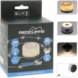 LATARKA LAMPA CAMPING ŁADOWANIE USB REDCLIFFS