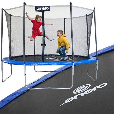 TRAMPOLINA BATUTA OGRODOWA SKŁADANA Z SIATKĄ WEWNĘTRZNĄ 12FT 366CM ENERO