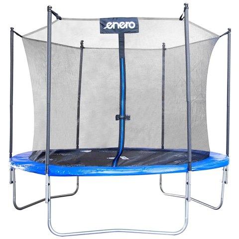 TRAMPOLINA BATUTA OGRODOWA SKŁADANA Z SIATKĄ WEWNĘTRZNĄ 8FT 244CM ENERO