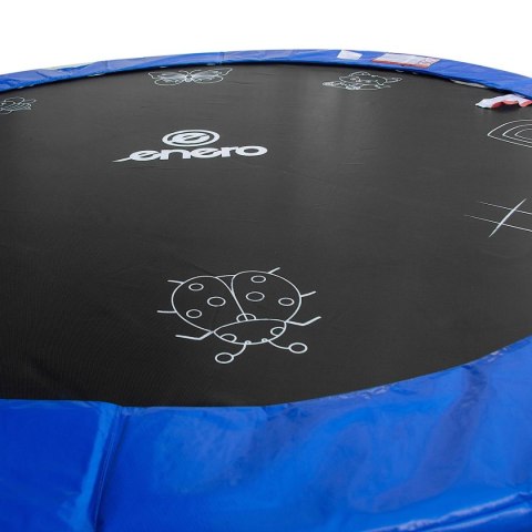 TRAMPOLINA BATUTA OGRODOWA SKŁADANA Z SIATKĄ WEWNĘTRZNĄ 8FT 244CM ENERO