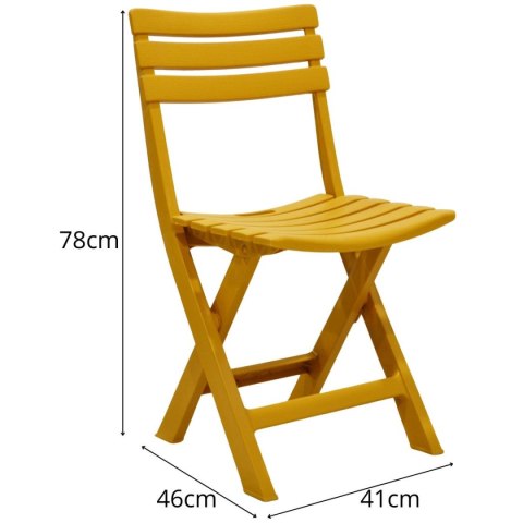 ZESTAW 4 KRZESEŁ CATERINGOWYCH SKŁADANYCH PLASTIKOWYCH KOMODO BEŻOWE