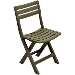 ZESTAW 4 KRZESEŁ CATERINGOWYCH SKŁADANYCH PLASTIKOWYCH KOMODO ZIELONE