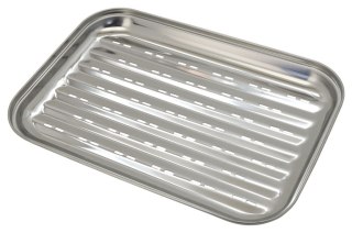 CATTARA Podkładka grillowa ze stali nierdzewnej 34 x 24 cm