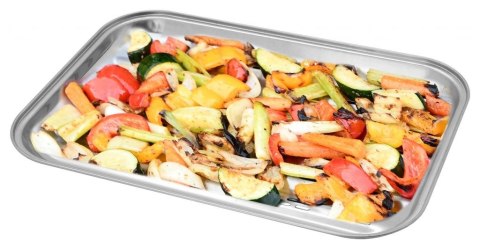 CATTARA Podkładka grillowa ze stali nierdzewnej 34 x 24 cm