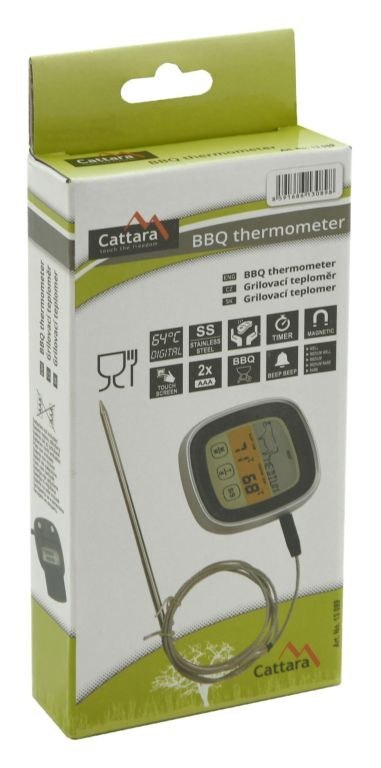 CATTARA Termometr do grilla z sondą, 7,5x7,5 cm