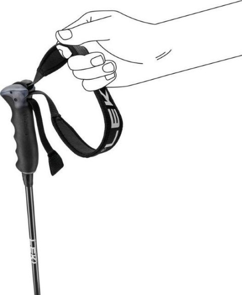 LEKI Kije NEOLITE CARBON white 125