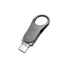 Pendrive Silicon Power Mobile C80 16GB USB 3.1/Type-C Silver