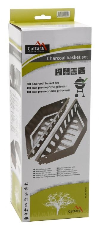 CATTARA Box do grillowania pośredniego 2 szt