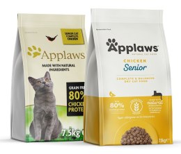 APPLAWS CAT Senior Kurczak - karma dla starszych kotów z wysoką zawartością mięsa - 7.5kg (WYPRZEDAŻ)