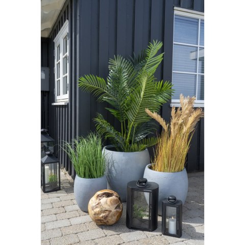 Sztuczna trawa w czarnej donicy 68cm