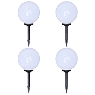Lampy do oświetlenia ścieżki, 4 szt, LED, 30 cm, ze szpikulcami
