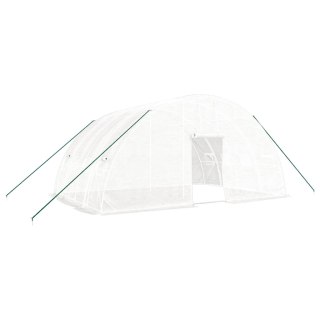 Szklarnia ze stalową ramą, biała, 24 m², 6x4x2,85 m