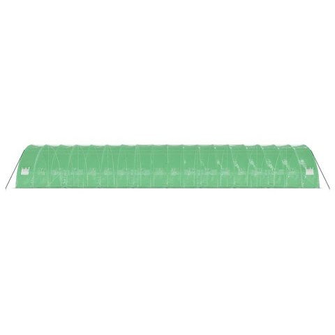 Szklarnia ze stalową ramą, zielona, 108 m², 18x6x2,85 m