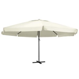 VidaXL Parasol ogrodowy na aluminiowym słupku, 600 cm, piaskowy