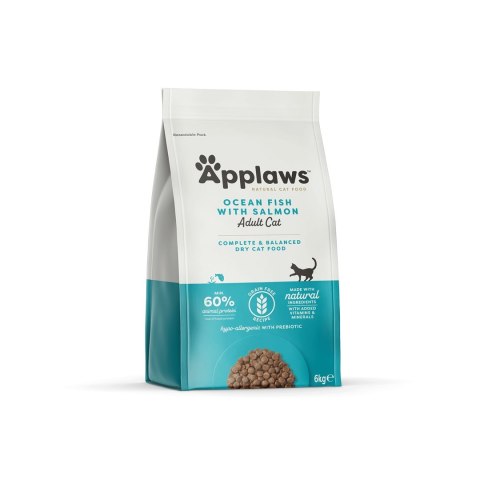 APPLAWS CAT Ryby oceaniczne i łosoś - sucha karma dla kota - 6kg (OUTLET)