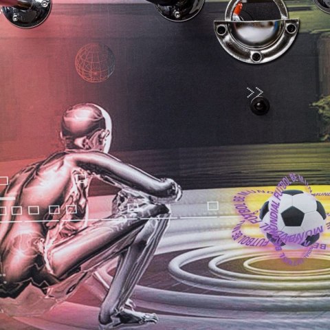 GamesPlanet Stół Piłkarski Profi Leeds 140 x 73 x 87cm Cyber