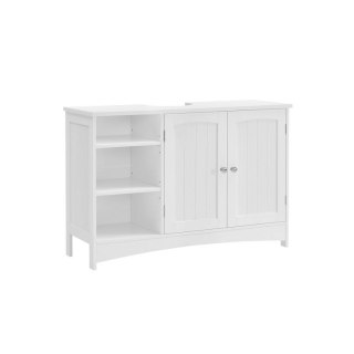 Szafka łazienkowa pod umywalkę biała MDF 90x30x60 cm