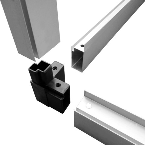 Szklarnia ogrodowa ze wzmacnianą aluminium ramą, 6,05 m²