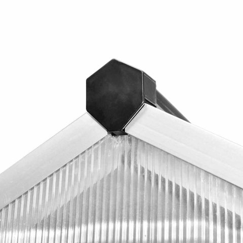 Szklarnia ogrodowa ze wzmacnianą, aluminiową ramą, 9,025 m²