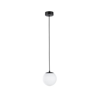 Lampa wisząca łazienkowa GOVE LED 9W 900lm 3000K IP44 230V czarny matowy / metal / szkło