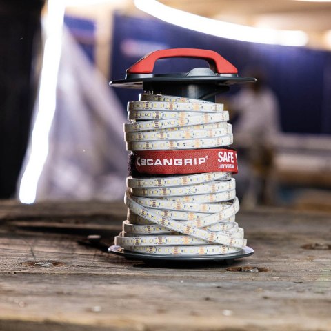 Budowlana Taśma LED na rusztowania 25 m 48 V 20 000 lm ROPE LIGHT 03.5815 SCANGRIP