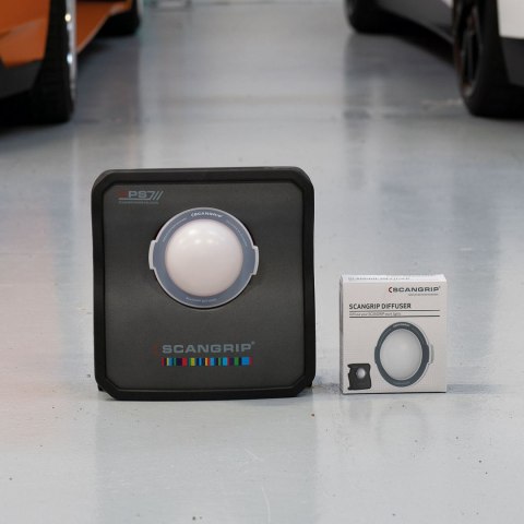 Dyfuzor rozpraszający światło lamp roboczych SCANGRIP DIFFUSER 03.5750 do lamp NOVA 4 i MULTIMATCH 3