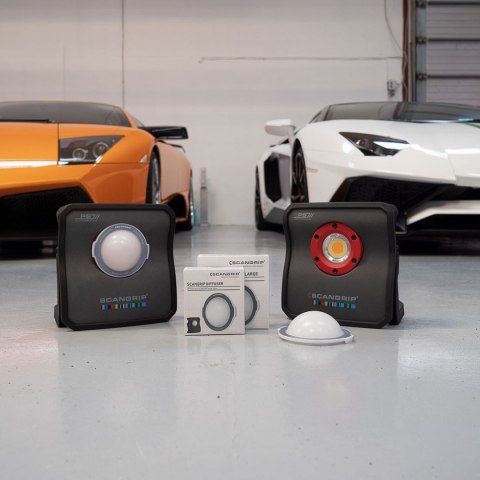 Dyfuzor rozpraszający światło lamp roboczych SCANGRIP DIFFUSER 03.5750 do lamp NOVA 4 i MULTIMATCH 3