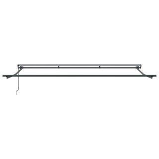 Rama manualnej markizy Z regulacją Antracyt 5 × 3,5 m Stal