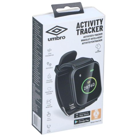 OPASKA ZEGAREK MONITORUJĄCY CZARNY KWADRATOWY UMBRO