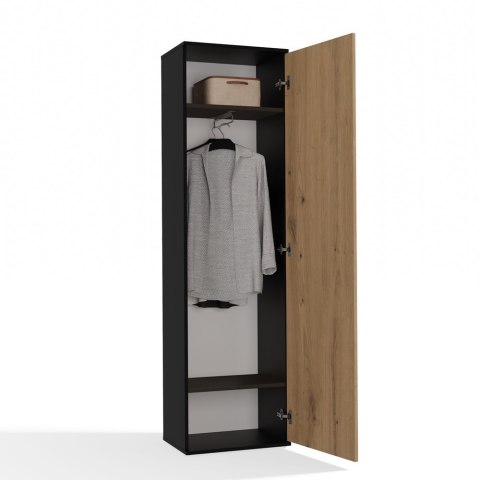 Szafa DUO ANTRACYT DĄB ARTISAN
