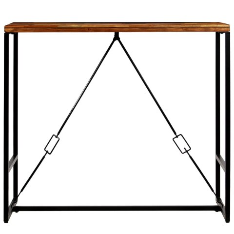 Stolik barowy z litego drewna odzyskanego, 120 x 60 x 106 cm