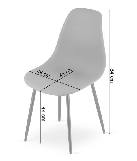 Zestaw Stół NP 120x80cm Artisan nogi czarne + 4 krzesła WAT czarne / nogi czarne