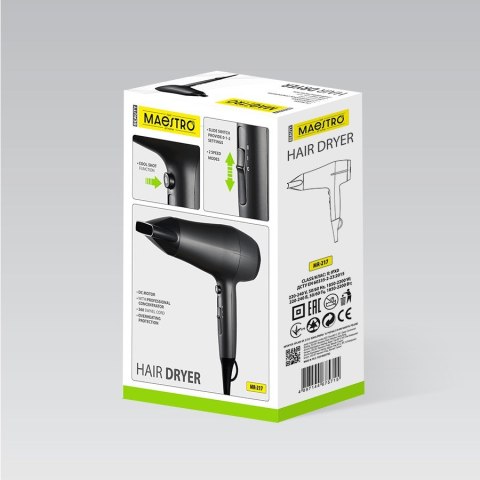 Suszarka do włosów 2200W MAESTRO MR-217 (OUTLET)