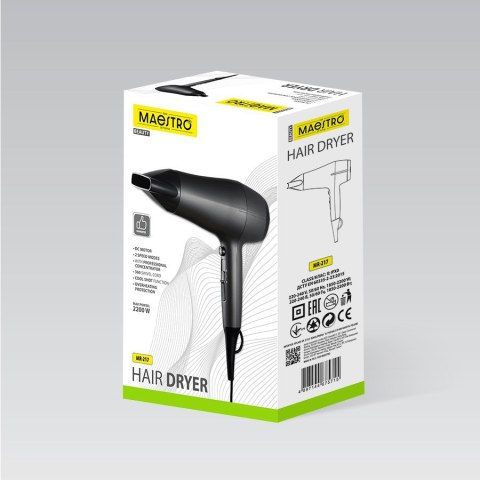 Suszarka do włosów 2200W MAESTRO MR-217 (OUTLET)