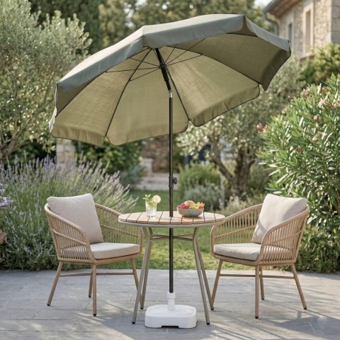 PARASOL OGRODOWY 185CM ZIELONY