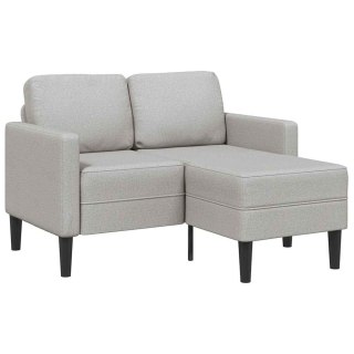 Sofa 2-osobowa z szezlongiem w kształcie litery L Cloud Grey