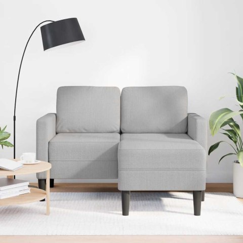 Sofa 2-osobowa z szezlongiem w kształcie litery L Cloud Grey