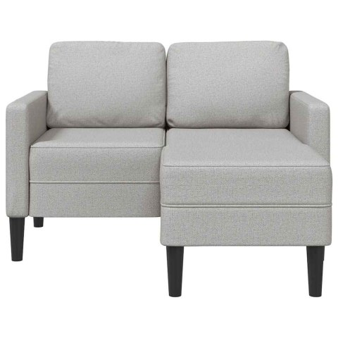 Sofa 2-osobowa z szezlongiem w kształcie litery L Cloud Grey