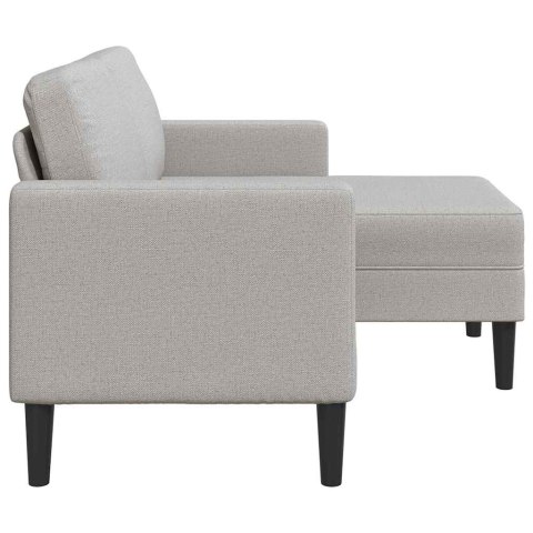 Sofa 2-osobowa z szezlongiem w kształcie litery L Cloud Grey