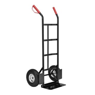 Wózek transportowy 100 kg, składany, koła pompowane, stal