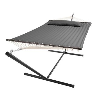 Ogrodowy hamak dla dwojga, 360 x 140 x 115 cm