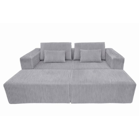 Sofa Home ESPRIT Jasnoszary Scandi 220 x 158 x 91 cm