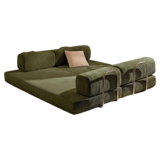 Sofa Home ESPRIT Kolor Zielony Scandi 200 X 90 X 64 CM