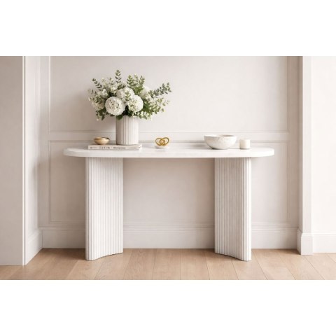 Stolik Home ESPRIT Biały 150 x 40 x 78 cm