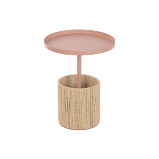 Stolik Home ESPRIT Brązowy Jasnoróżowy 40 x 40 x 50 cm